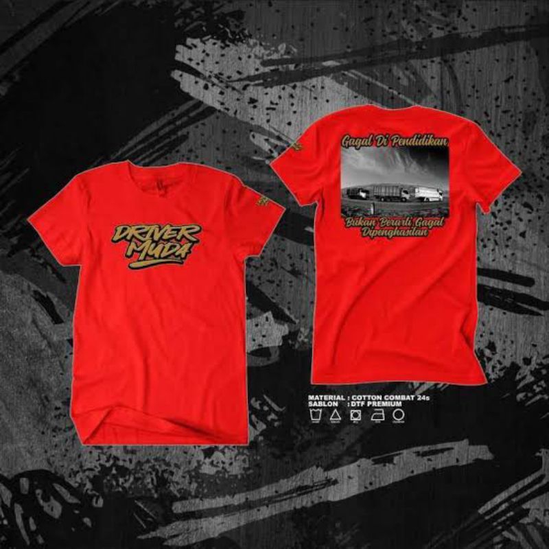 BAJU TRUK DISTRO DRIVER MUDA KAWA KAWA