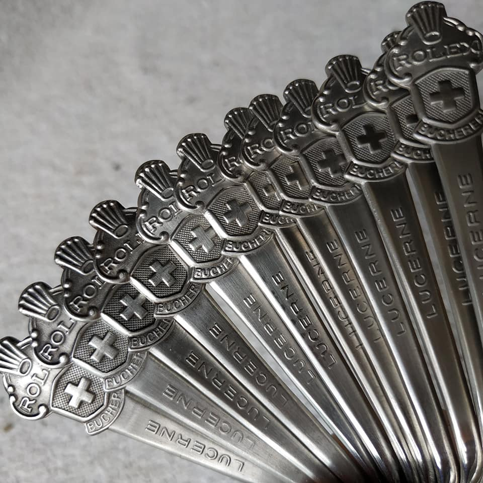 sendok teh rolex authentic vintage 12 buah