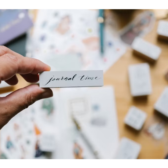 

La Dolce Vita Words a Day Rubber Wooden Stamp