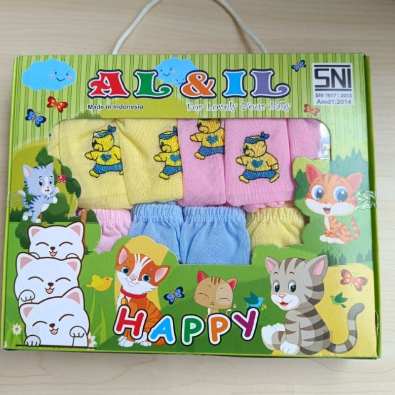 1 lusin celana pop hampers bayi 0-3bulan/celana pop dus