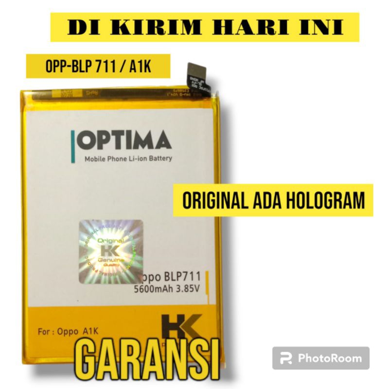 BATERAI BATERAI BLP711 A1K BLP-711 A 1K DOUBLE POWER HK HOLOGRAM GARANSI