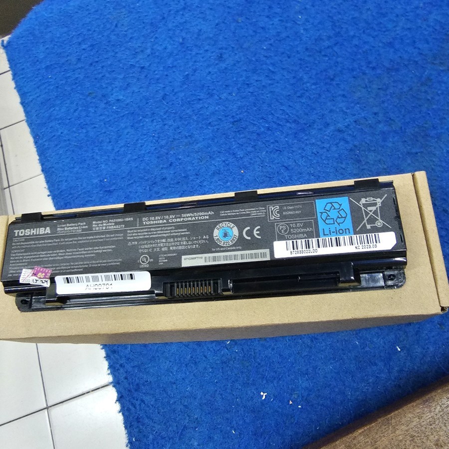 Baterai Toshiba Original Model No.No.PA5109U-1BRS