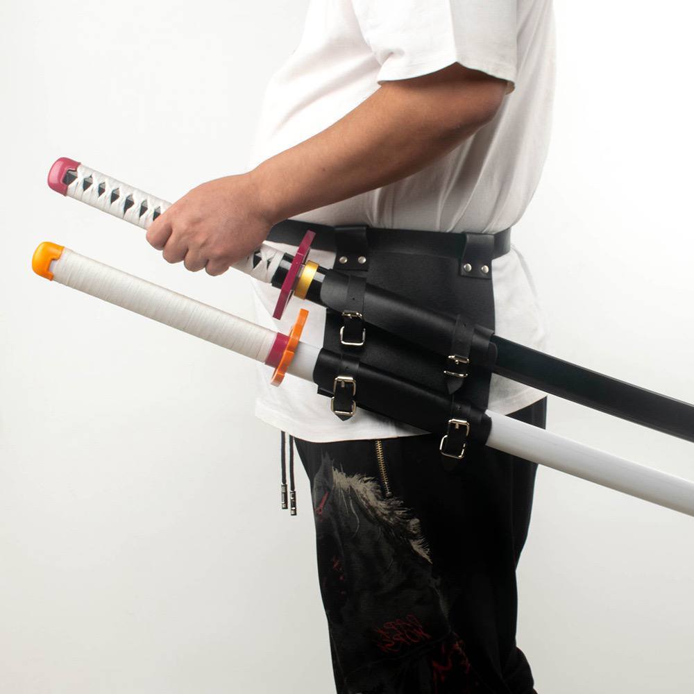 Sabuk Katana Cosplay Samurai Ninja - Tali Pinggang / Katana Belt Aksesoris Kostum Obi Belt Katana Je