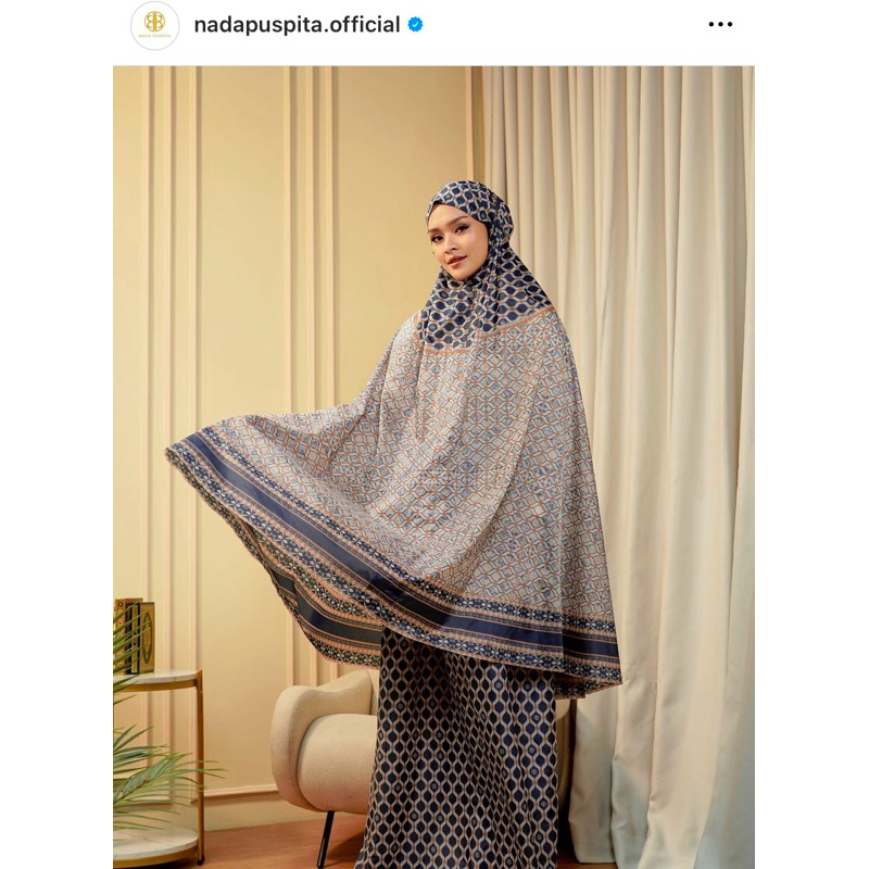 mukena prayer robe galaxy nada puspita