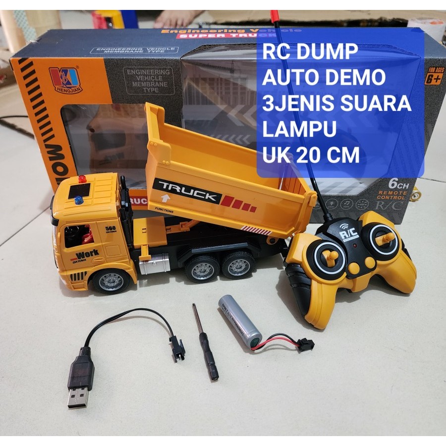 MAINAN RC TRUK PASIR REMOTE CONTROL DUMP