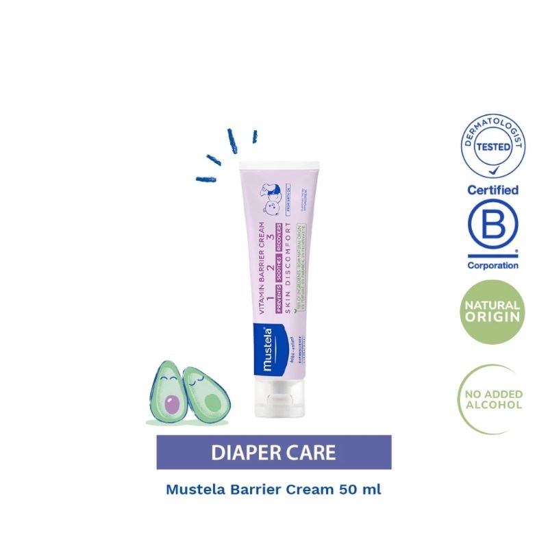 Mustela Barrier Cream /cream ruam popok