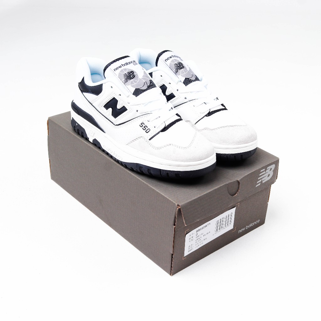 (SLPRDS) Sepatu New Balance 550 LM1 White Black - NB 550