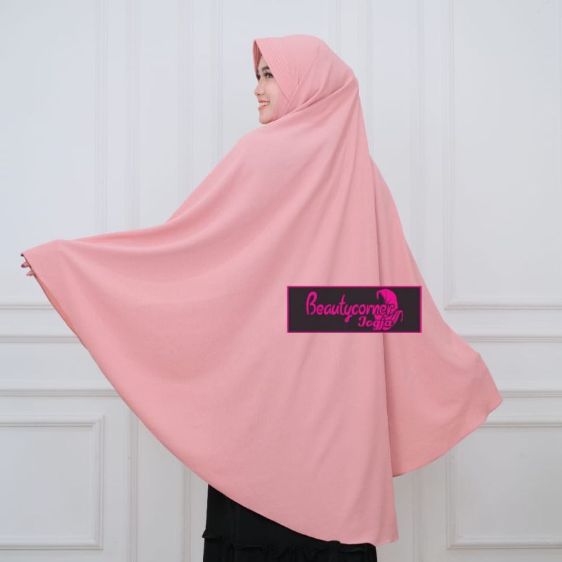 Hijab Instan Dagu Malaysia/jilbab Pet Dagu extra jumbo/khimar instan crinkle  pet tutup dagu
