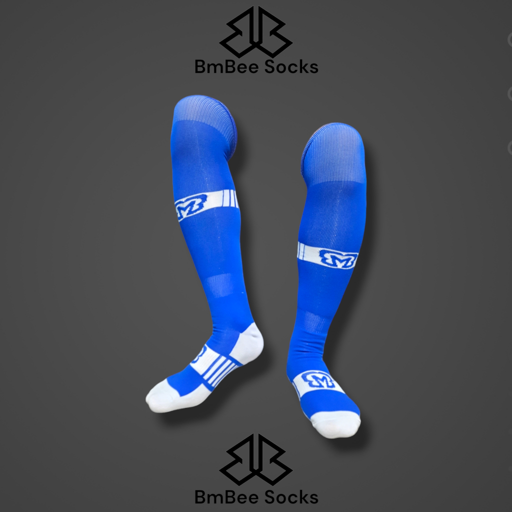 Kaos Kaki Bola / Futsal MBB APPAREL ORIGINAL BIRU PUTIH