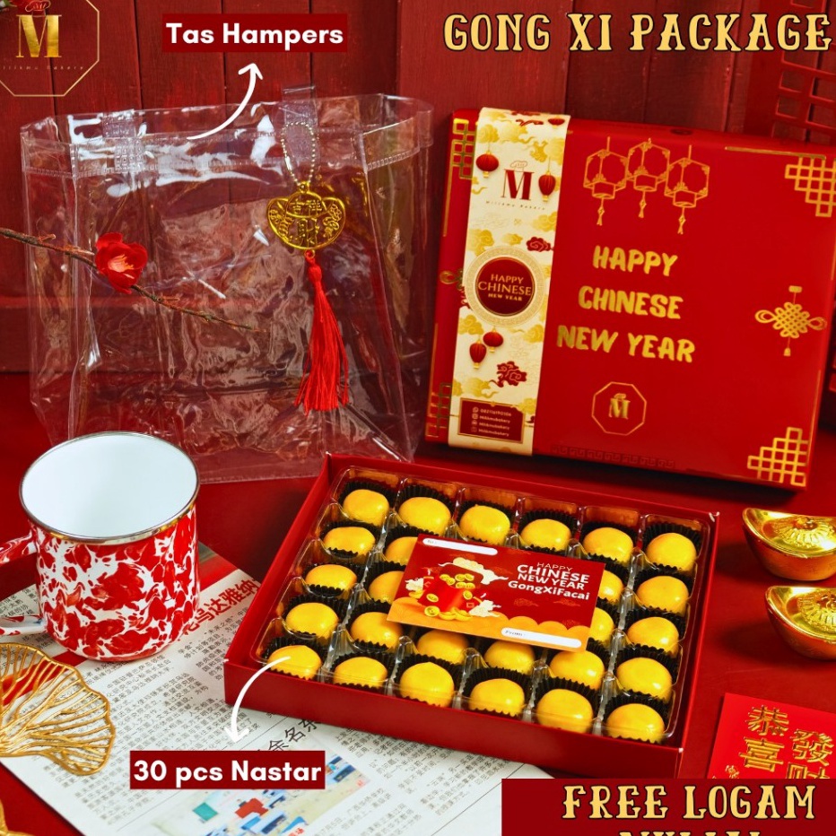 

Terlaku Kue Nastar Premium Nastar Gift GONG XI PACKAGE