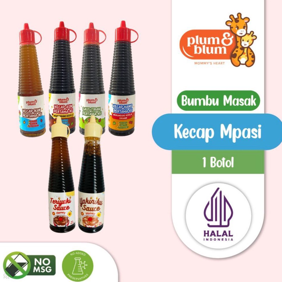 

COD TERMURAH Plum Blum Saus Tiram Kecap Mpasi No MSG 13 gram