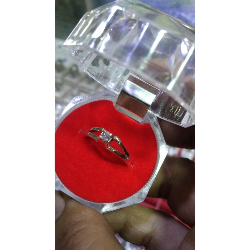 cincin perak berlian