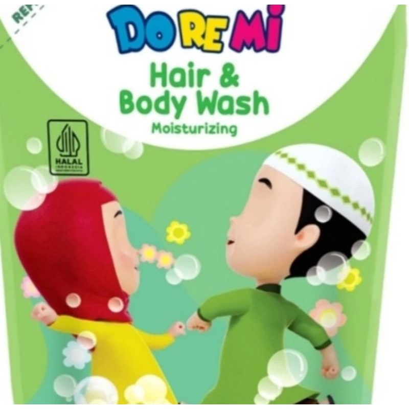 Doremi Hair & Body Wash Nussa Rara Refill 200 ml