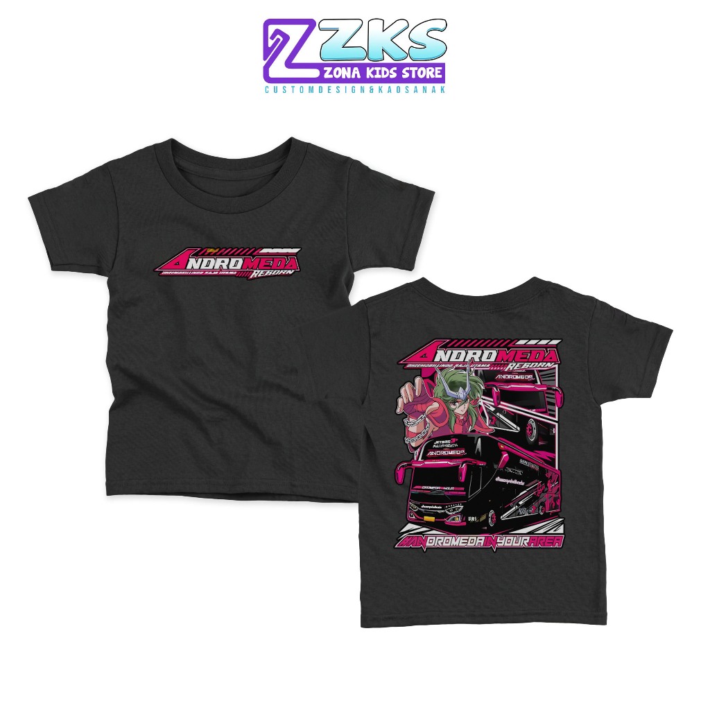 KAOS ANAK BUS ANDROMEDA | KAOS ANAK KEREN | KAOS KATUN ANAK MURAH | KAOS BUS ANDROMEDA IN YOUR AREA 