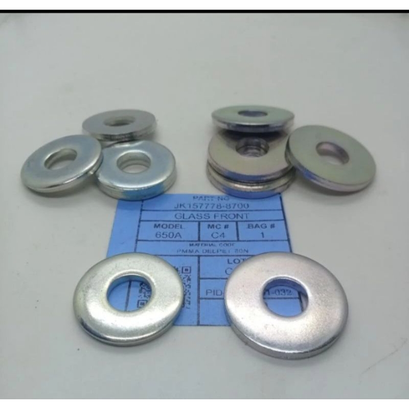 ring lobang m10 baut14 super tebal ring baut stng segi tiga