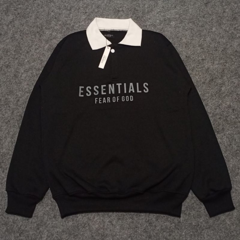 JAKET ESSENTIALS HALPZIP ESSENTIALS CREWNECK ESSENTIALS