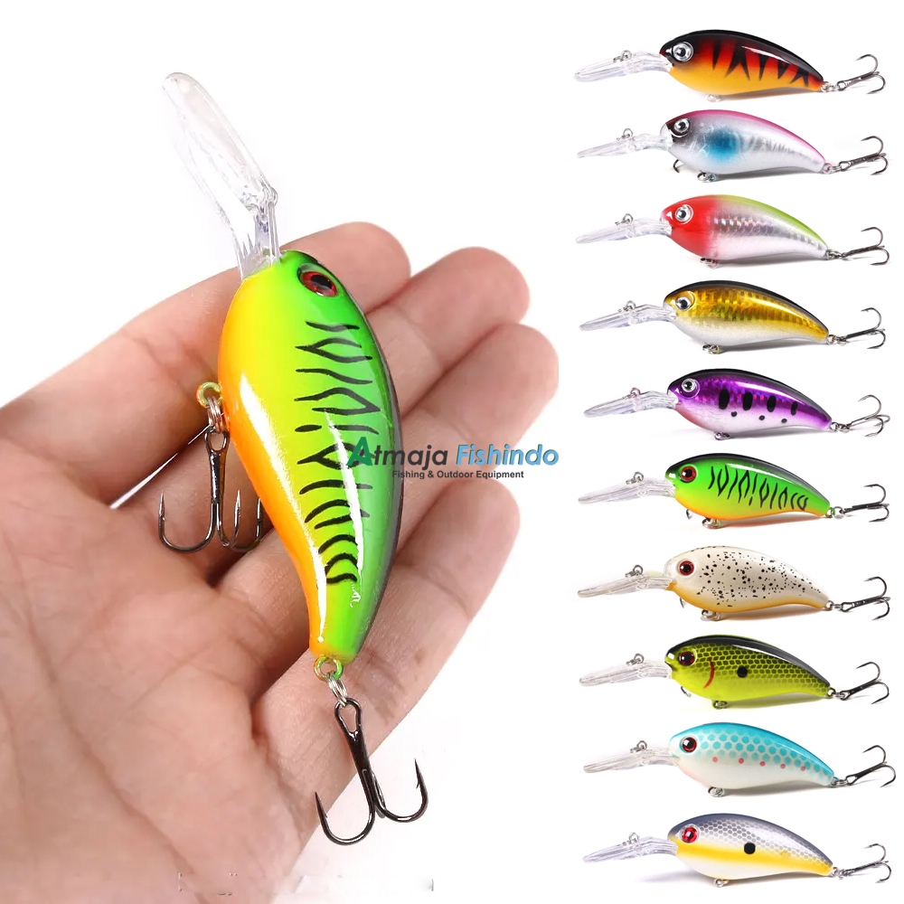 Lure Crank Bait Umpan Casting 10cm Minnow Deep Floating 14gr Laut dan Sungai CB031