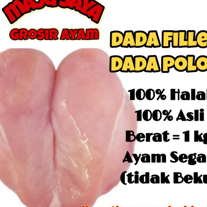 

PROMO MURAH DADA FILLET 1KG DADA POLOS DADA AYAM TANPA KULIT AYAM MURAH AYAM BERKUALITAS AYAM SEGAR