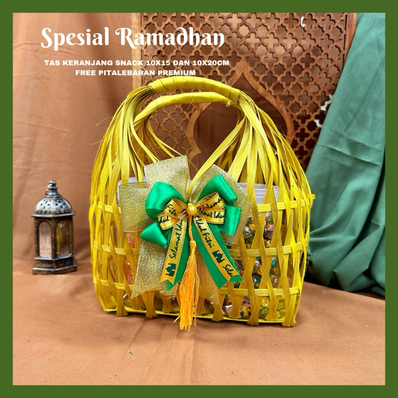 

TAS LEBARAN MURAH 20X10CM FREE PITA / tas Snack 20x10cm merah cantik/ tas keranjang jeruk Imlek tas 2 toples nastar tas kue keranjang