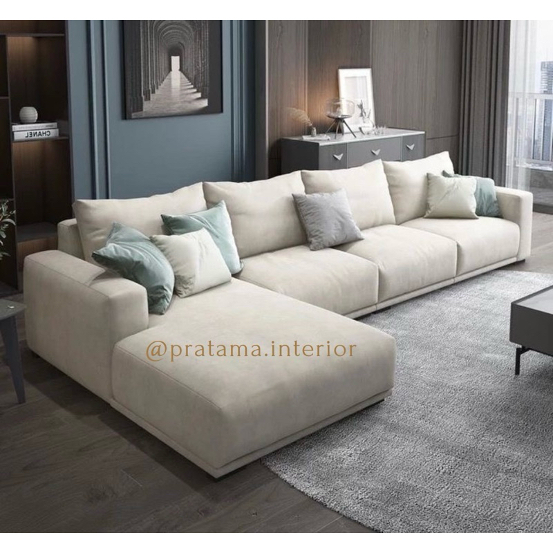 Sofa L Jumbo / Sofa L Santai Minimalis