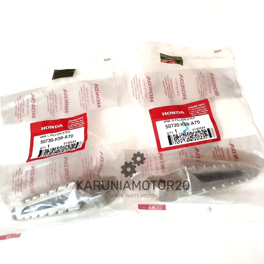 Besi Footstep Belakang Kiri Kanan New Vario 150 Led Original AHM K59