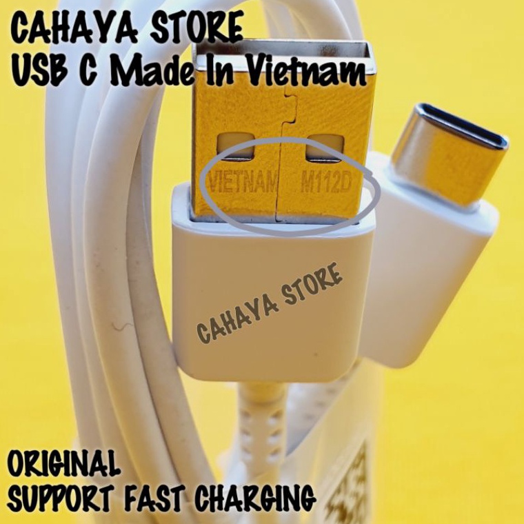 KODE E15Y Kabel Data Samsung Galaxi 12Meter Type C Ori A3s A2s A11 A2 A2s A2e Note 23Ultra Tab A 22 