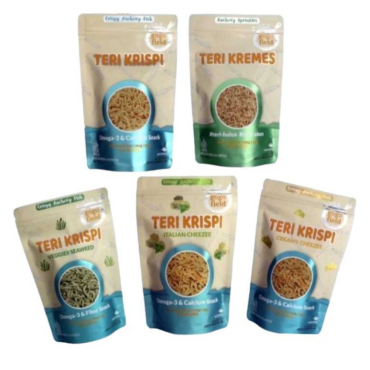 

GROSIR MURAH Crispy Anchovy Fish Teri Crispy Teri Kremes Snack MPASI 3gr