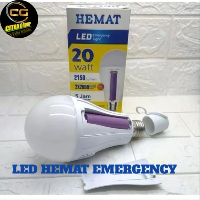 Lampu LED Emergency 20w LED Emergency hemat emergency