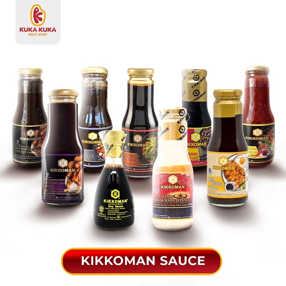 

READY STOK Saus Kikkoman All Variant Bestseller 3gr BBQ Garlic Teriyaki Bulgogi Gochujang SoySauce Mirin Blackpepper Katsu Tiram