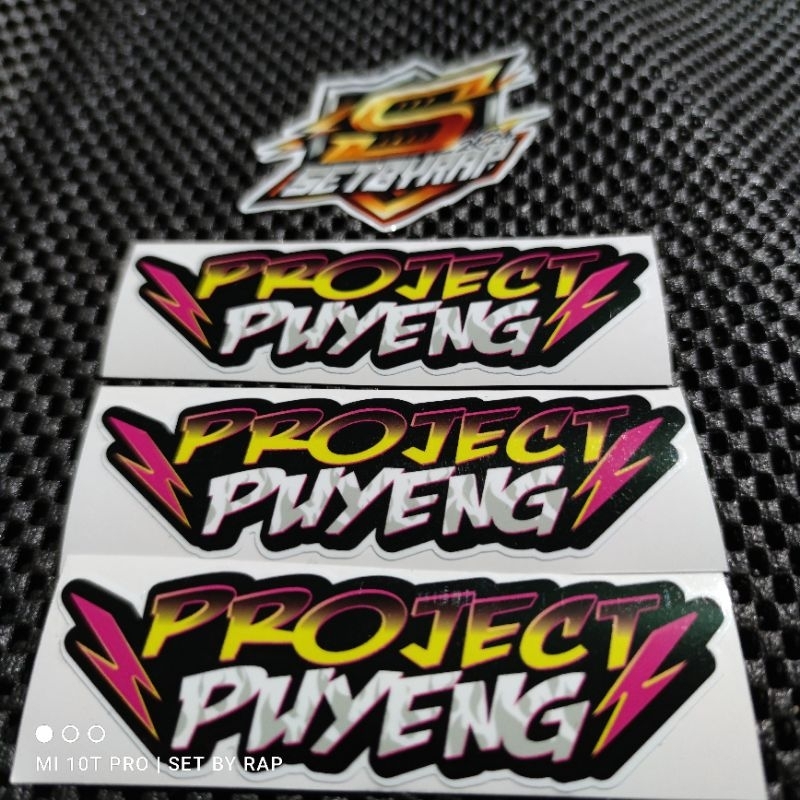 

stiker project puyeng