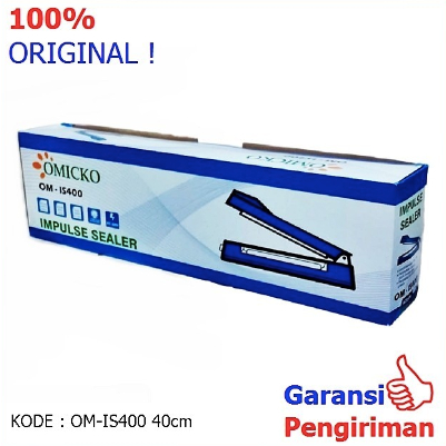 OMICKO Impulse Sealer Mesin Pres Plastik 40cm Pres Perekat Plastik