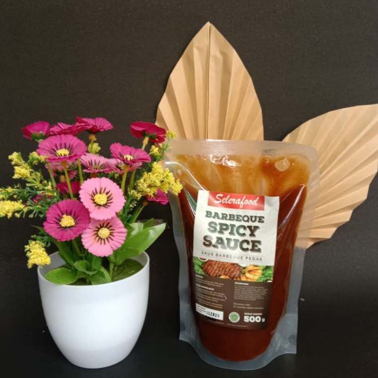 

COD TERMURAH Barbeque Spicy Sauce Saus Pedas BBQ Selerafood 5 grpack