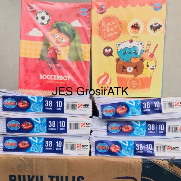 

PALING AMPUH Buku Tulis SIDU 38 Lembar Pak1 pcs