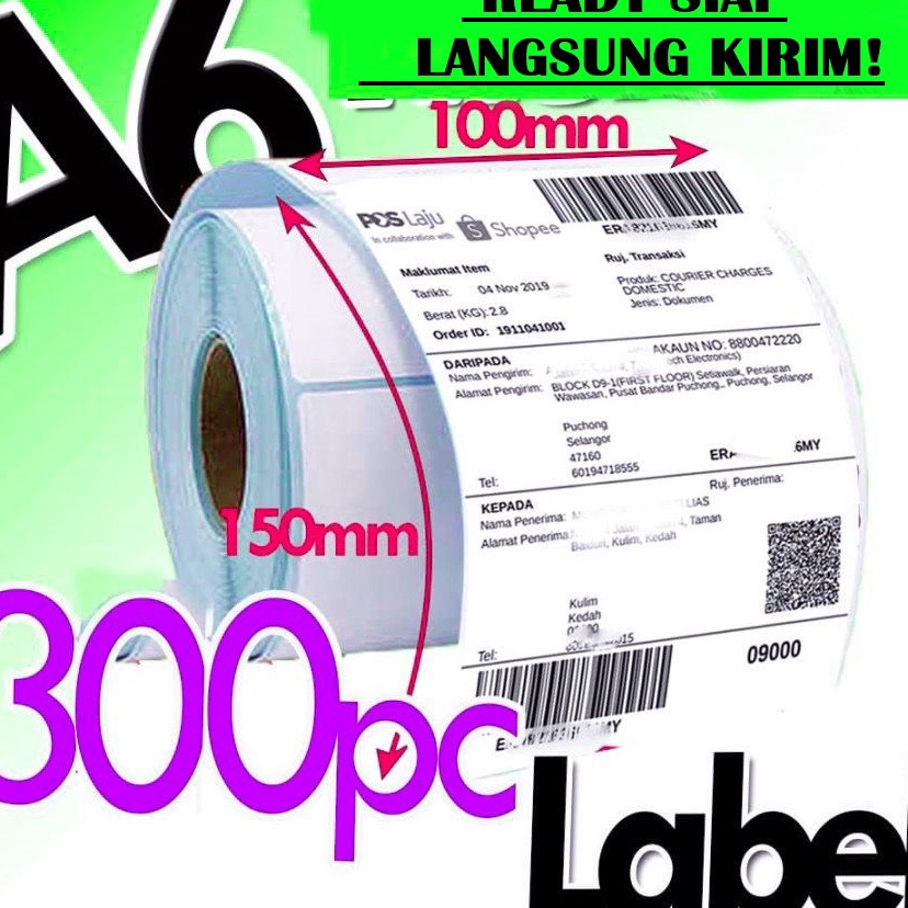 

Free Ongkir Bozzbuy Kertas Label Barcode 1 x 15 Kertas Stiker Thermal 1x15mm isi 3pcs