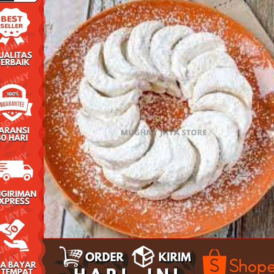 

COD TERLARIS COD kue Putri Salju Kue Putri salju Isi 25 gram 14 Kg Per Toples cemilan keluarga