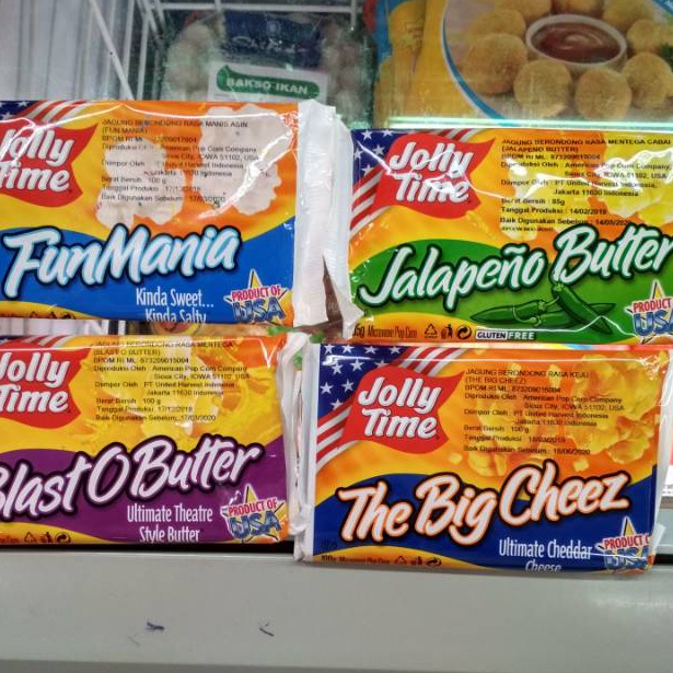 

PENJUALAN CEPATBEST SELLER Jolly Time Popcorn 1gr Fun Maniajalaperio butterBlast O Butter The Big Cheez