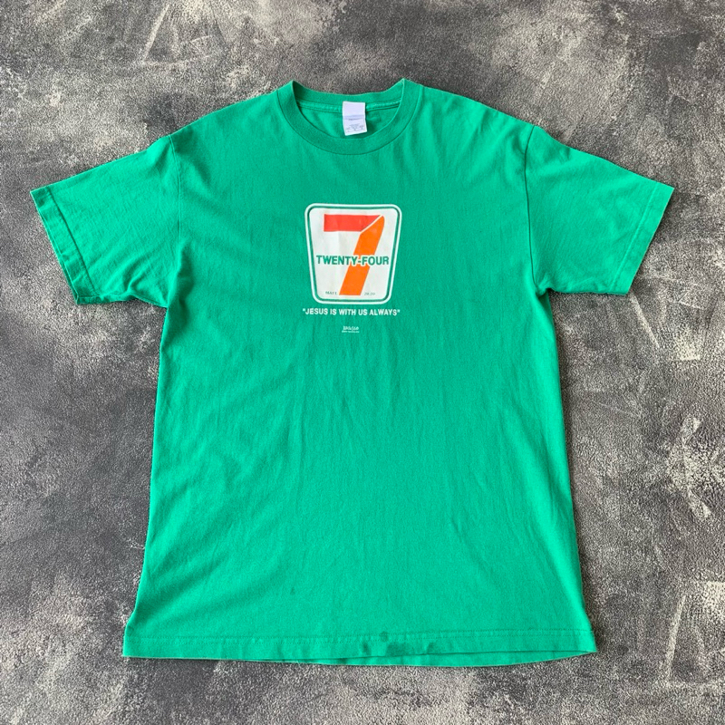 jesus tee 7eleven vintage