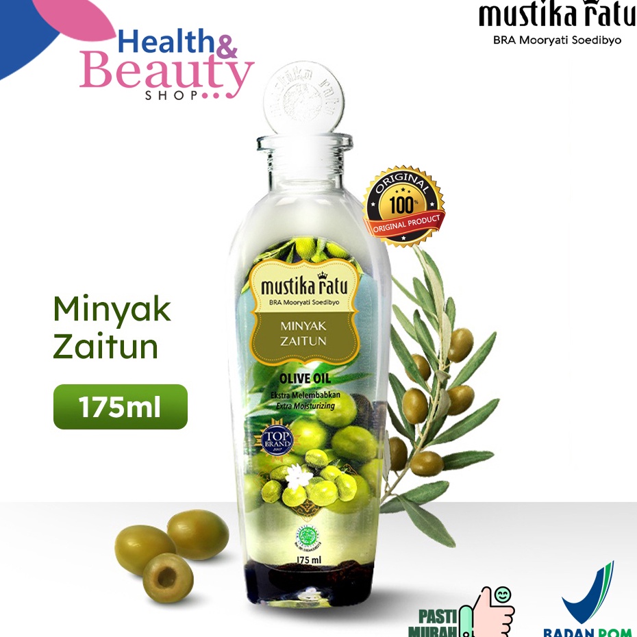 Ready Sekarang  Mustika Ratu Minyak Zaitun 175 ml 1 ORI Asli Minyak Pijat Urut BEST SELLER