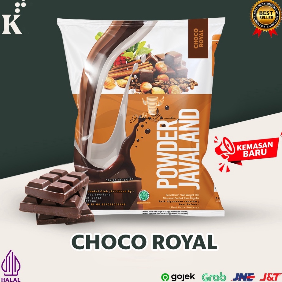 

55 COD Bubuk Minuman Bubble Powder Drink Choco Royal ORIGINAL Javaland 1kg