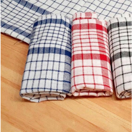 LAP KOTAK / SERBET DAPUR SERBAGUNA / KAIN LAP PIRING/ LAP TANGAN KATUN / KAIN LAP JUMBO