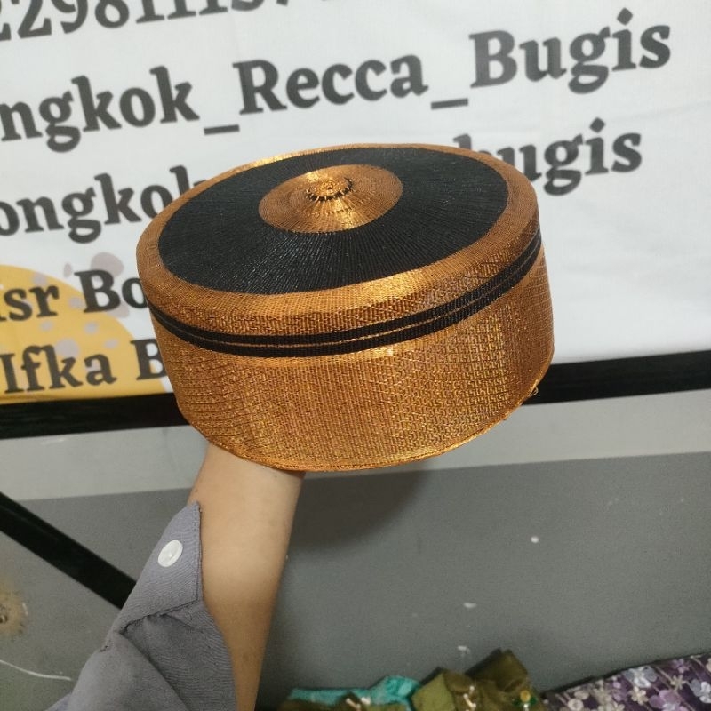 songkok recca tembaga kualitas halus