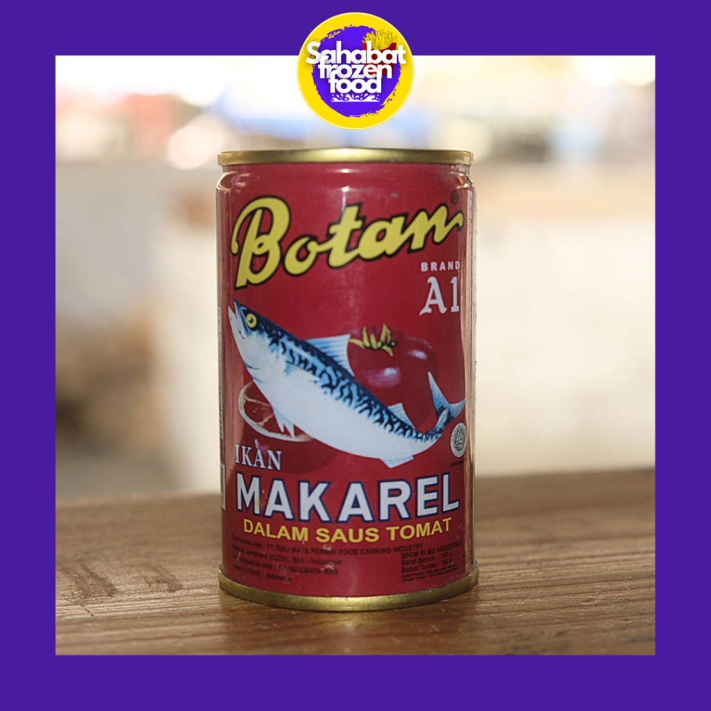 

Sarden Tomat Botan Ikan Makarel - 155 gram