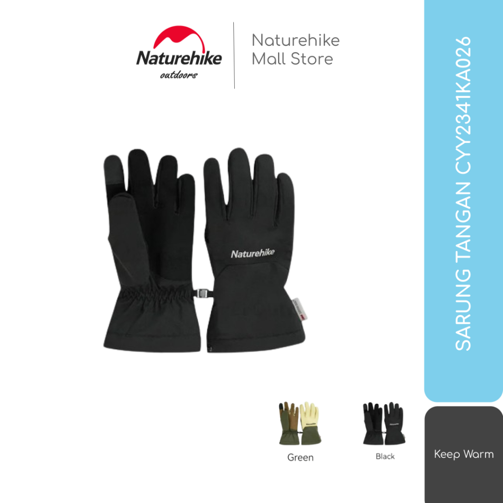 SARUNG TANGAN HIKING OUTDOOR WARM GLOVES NATUREHIKE CYY2341KA026