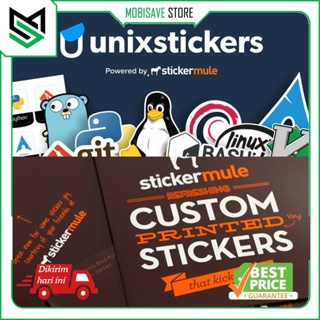 

[TERMURAH] Unix & Costum Sticker by StickerMule