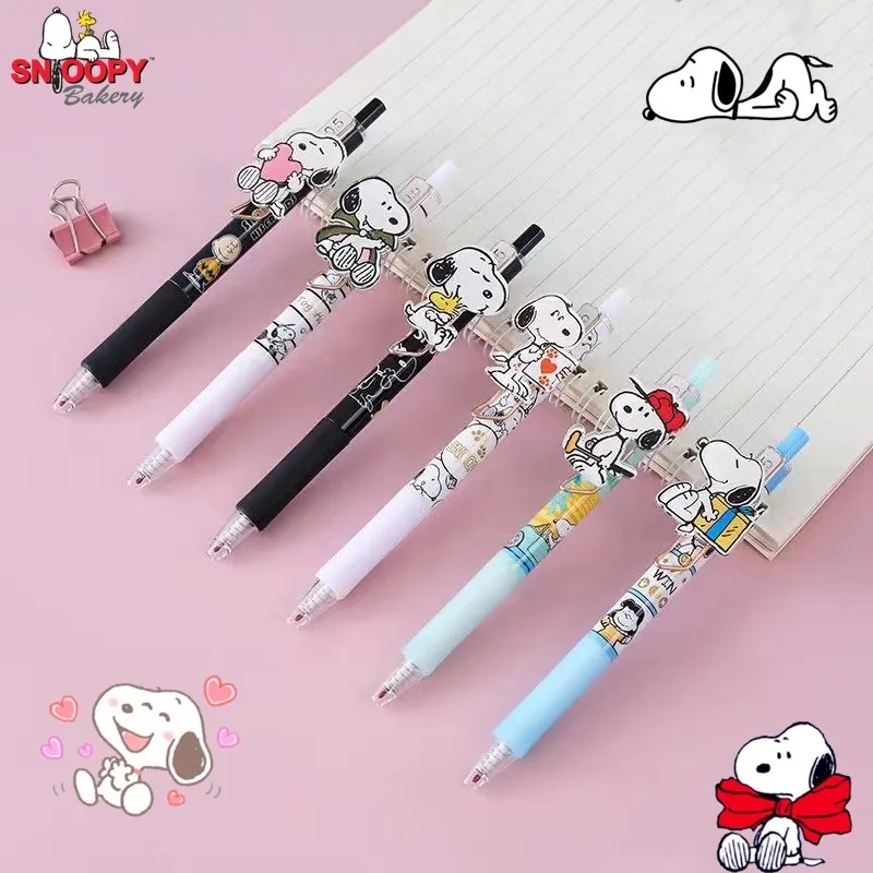 

HS - PULPEN PENA TEKAN MEKANIK MIKA SNOOPY GEL 0.5mm WARNA HITAM LUCU | PULPEN LUCU | PERALATAN TULIS | ALAT TULIS KANTOR | ALAT TULIS SEKOLAH
