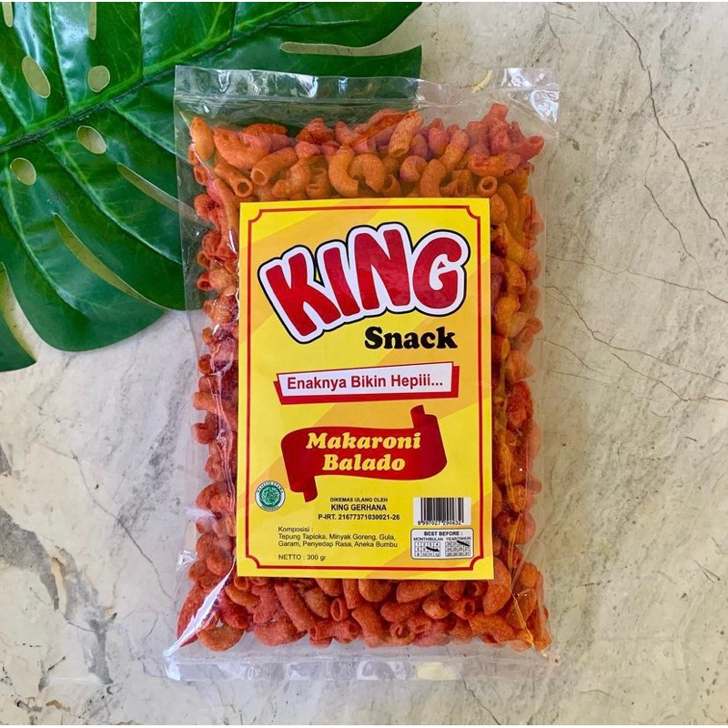 

King Snack Makaroni Balado 300gr