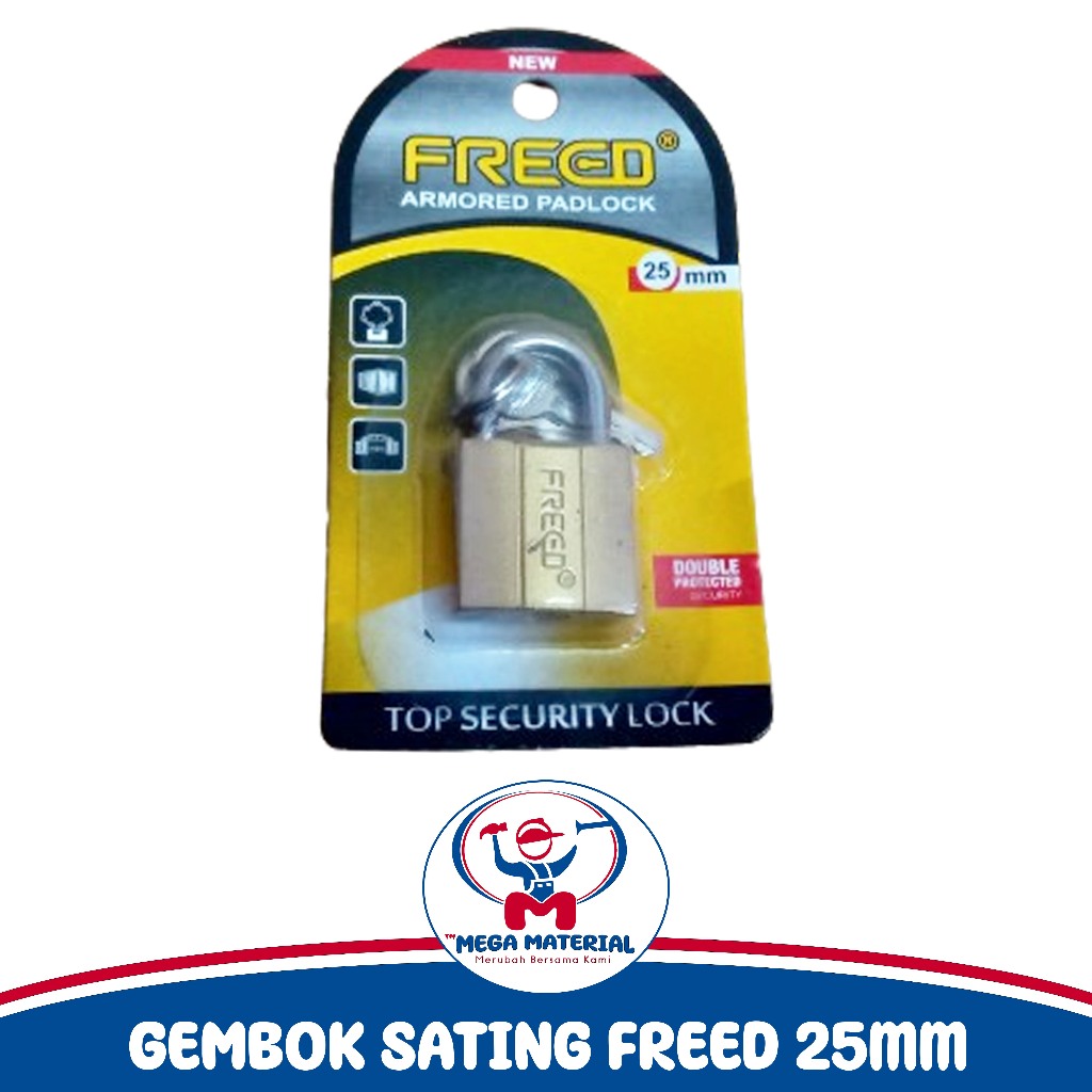 GEMBOK SATING MERK FREED 25mm