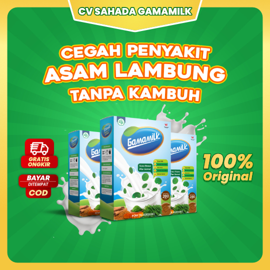 

SUSU GAMAMILK PLUS GAMAT - CEGAH ASAM LAMBUNG 100% ASLI