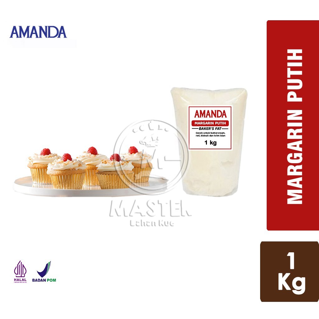 

Margarin Putih Amanda / Mentega Putih [Repack 1 Kg]