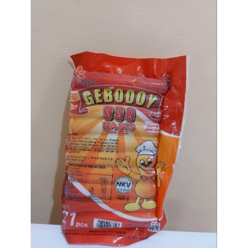 

Sosis Geboooy Sosis Merah 999 isi 21